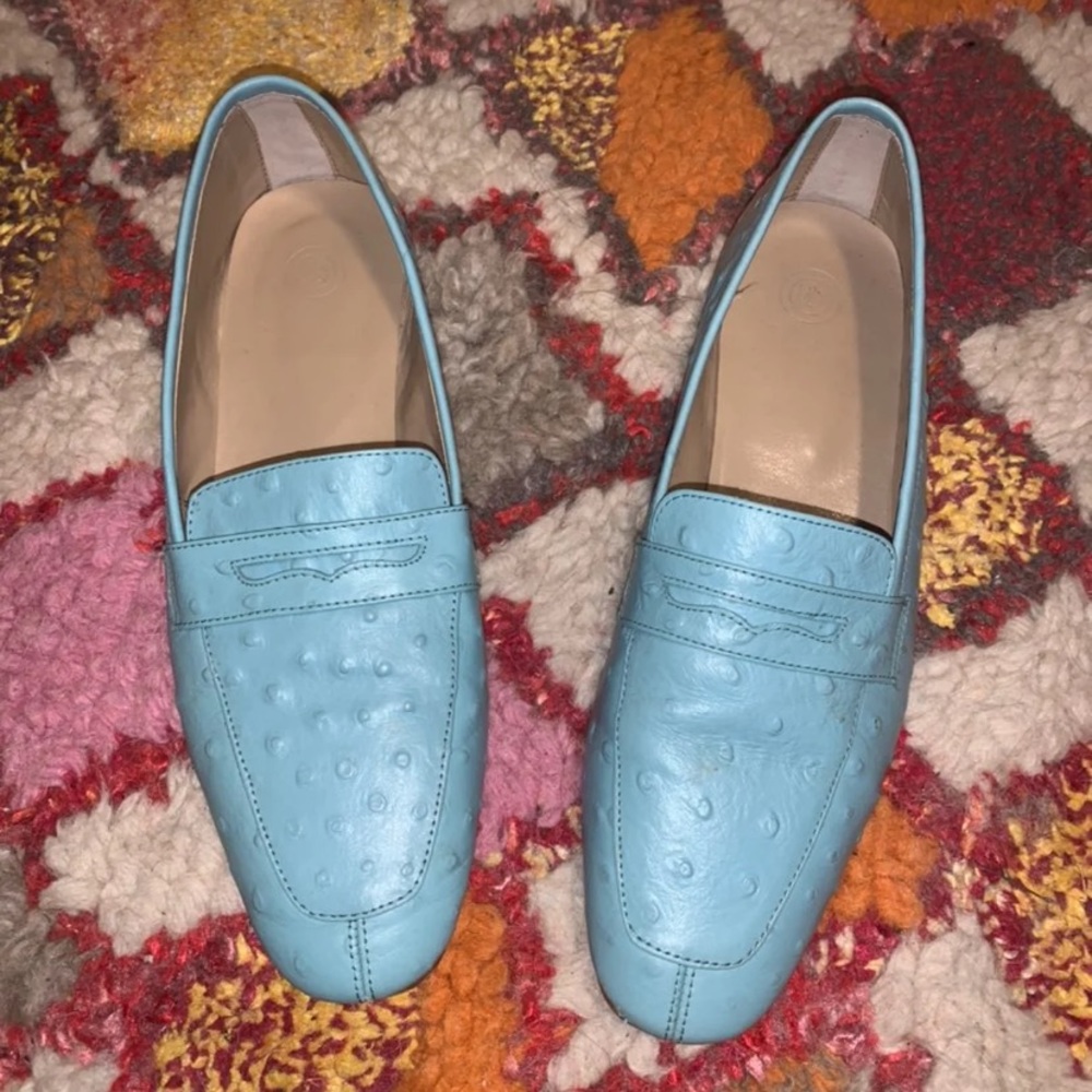 Urban Outfitters Teal Loafers